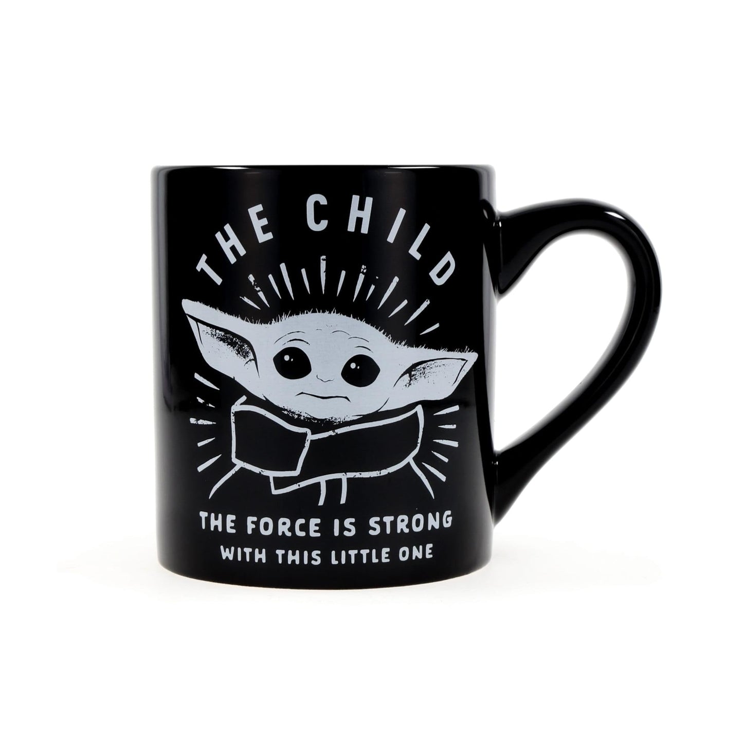 Silver Buffalo Star Wars The Mandalorian The Child Stands Ceramic Coffee Mug, 20-Ounces