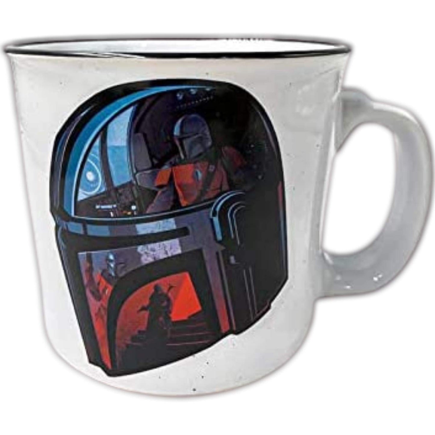 Silver Buffalo Star Wars The Mandalorian The Child Stands Ceramic Coffee Mug, 20-Ounces