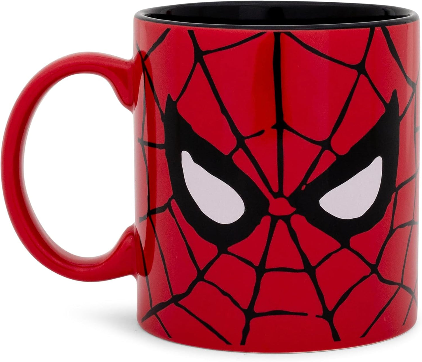 Silver Buffalo Marvel Spider-Man Face Jumbo Ceramic Coffee Mug, 20-Ounces, Red(Pack of 1)