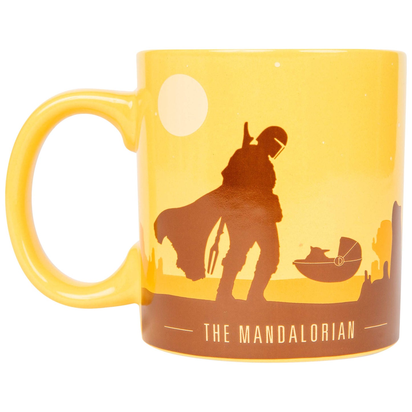 Silver Buffalo Star Wars The Mandalorian The Child Stands Ceramic Coffee Mug, 20-Ounces