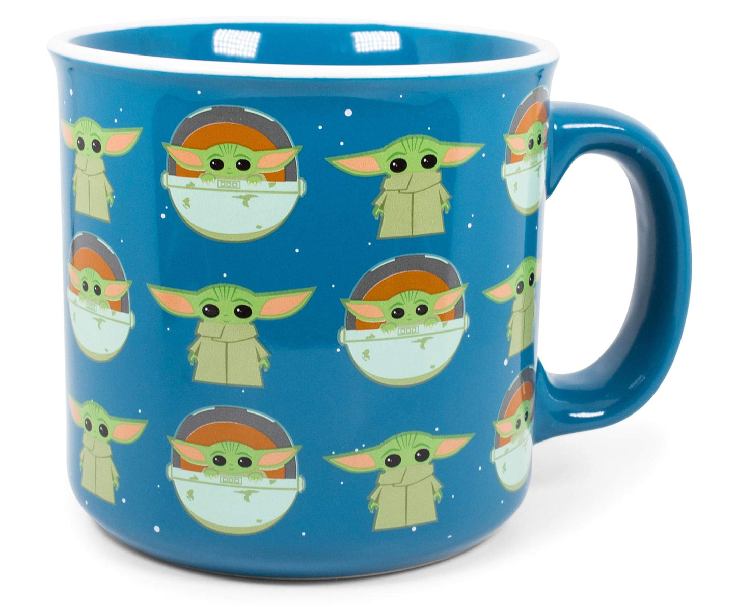 Silver Buffalo Star Wars The Mandalorian The Child Stands Ceramic Coffee Mug, 20-Ounces