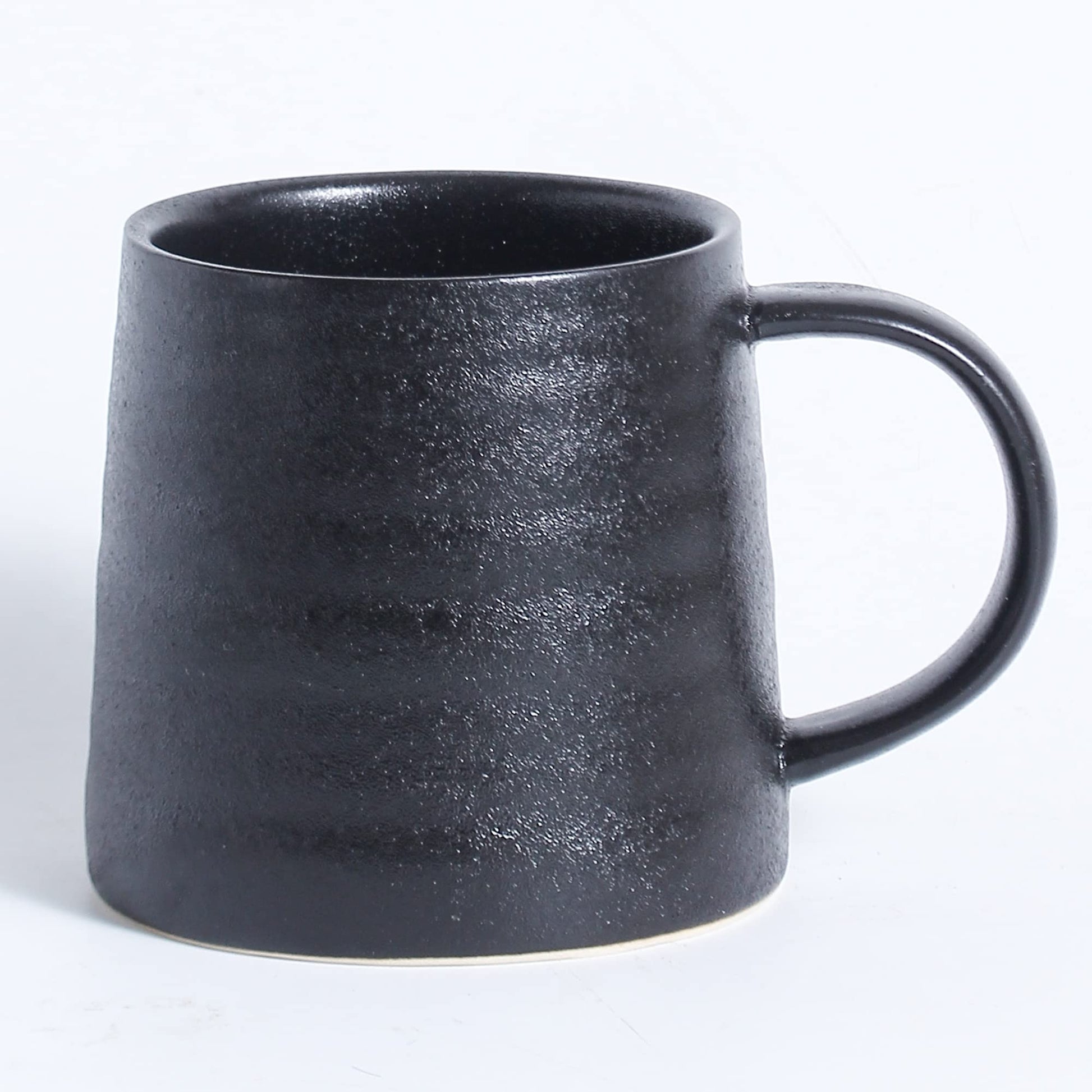 Large Ceramic Coffee Mug, Handmade Pottery Mugs, Tea Cups with Big Handle for Office and Home, 15.5 oz, Dishwasher and Microwave Safe (Spring Green)