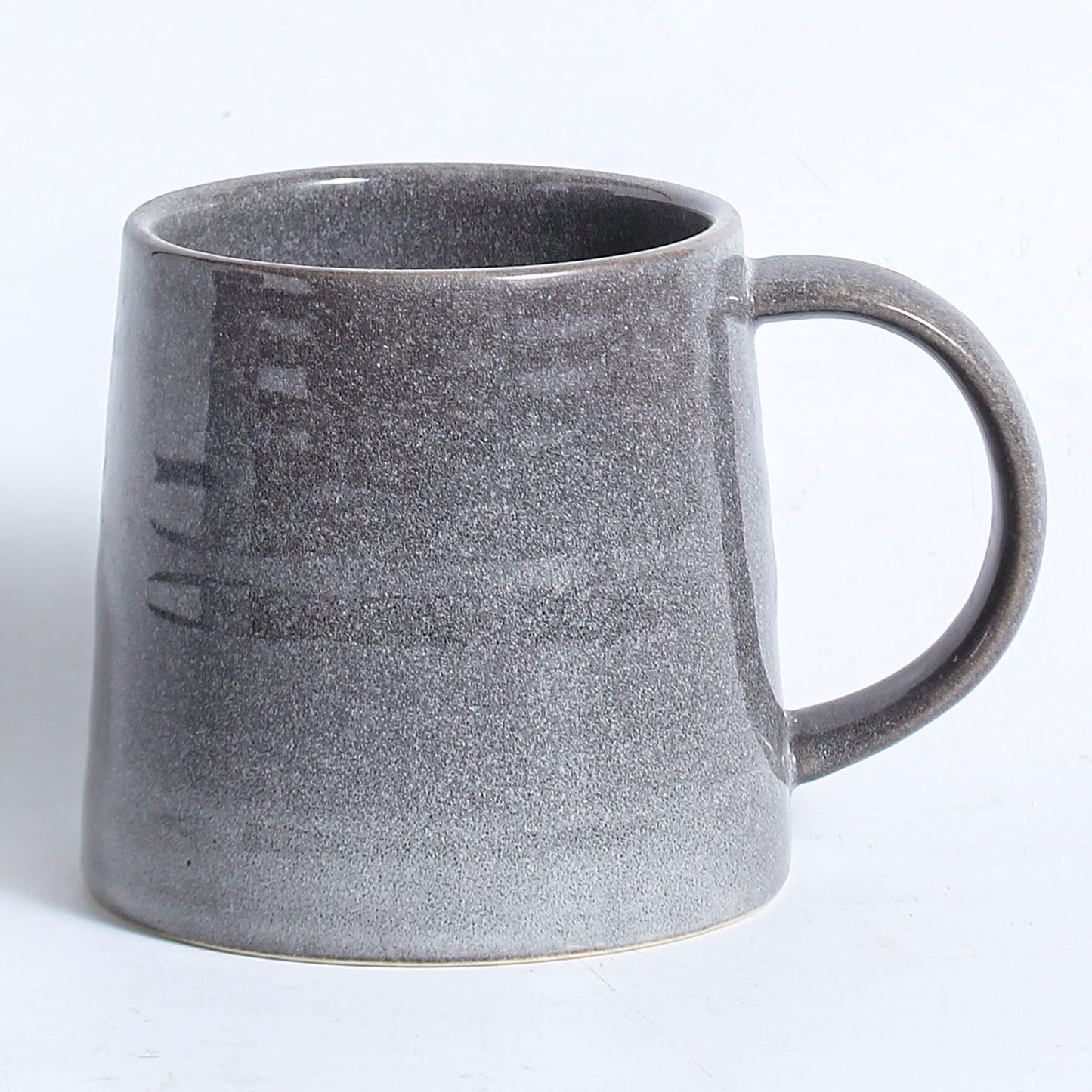 Large Ceramic Coffee Mug, Handmade Pottery Mugs, Tea Cups with Big Handle for Office and Home, 15.5 oz, Dishwasher and Microwave Safe (Spring Green)