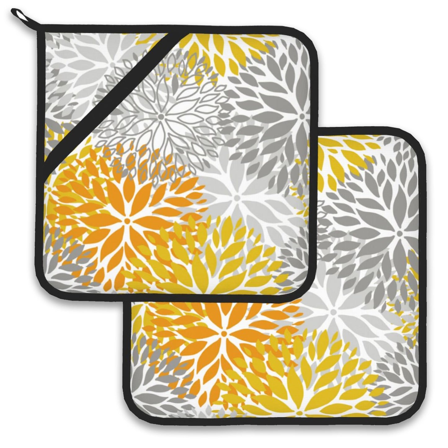Cherry Berries Pot Holder Set of 2,Heat Resistant Potholders Oven Hot Pads for Kitchen Cooking Baking BBQ