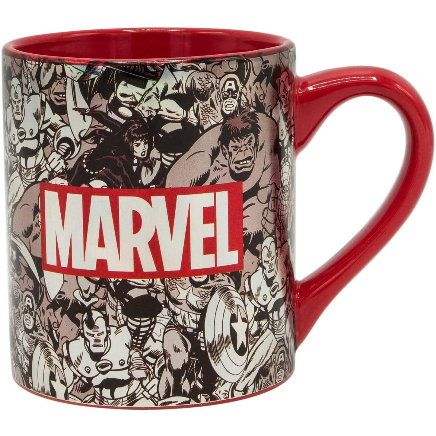 Silver Buffalo Marvel Spider-Man Face Jumbo Ceramic Coffee Mug, 20-Ounces, Red(Pack of 1)